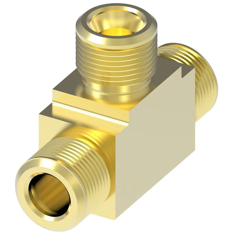 Adapter Brass AirBrake Union Tee -6Tx-6T — photo 1 of 3