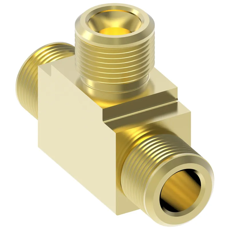Adapter Brass AirBrake Union Tee -6Tx-6T — photo 2 of 3