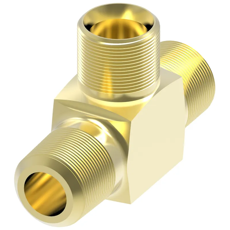 Adapter Brass AirBrake Tee -6T x -6MP x- — photo 1 of 3