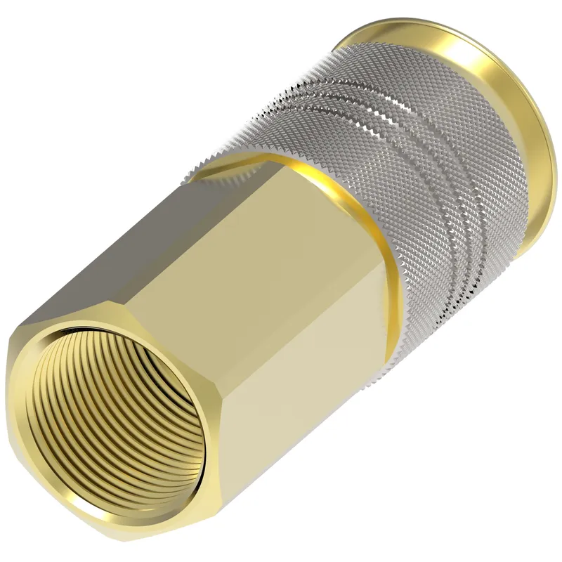 COUPLING,Auto-F,F,1/4,B,-4NPT,NBR — photo 1 of 3