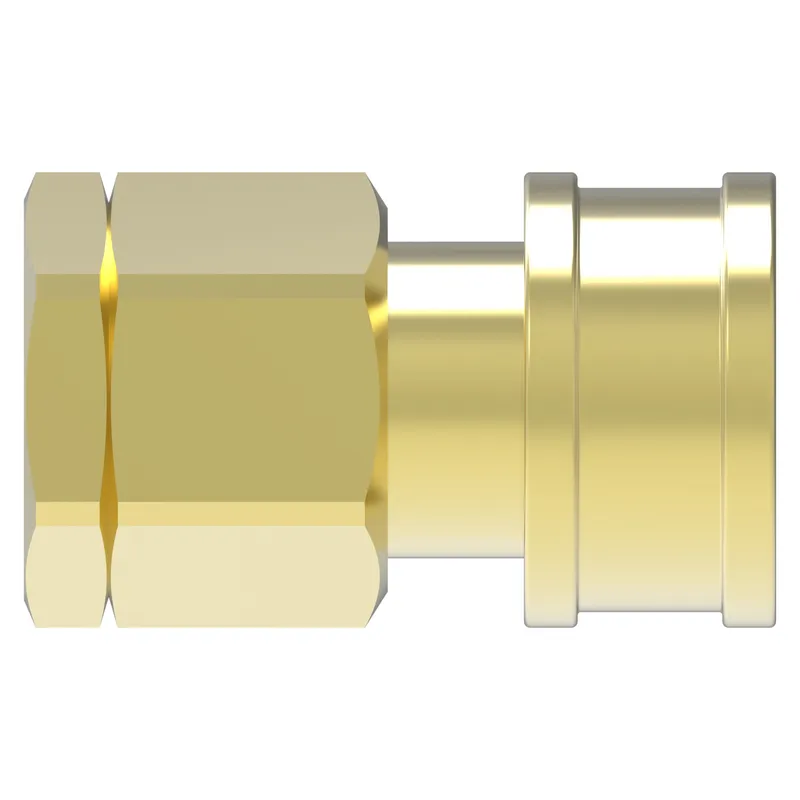 COUPLING,HK,F,1/4,BRA,-4NPTF,EPDM — photo 3 of 3