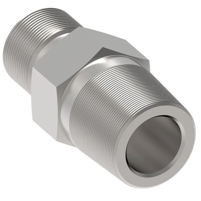 ADPT Steel Flareless Str -6Tube x 1/8 MP — photo 3 of 3