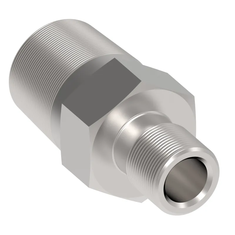 ADPT Steel Flareless Str -6Tube x 3/8 MP — photo 3 of 3