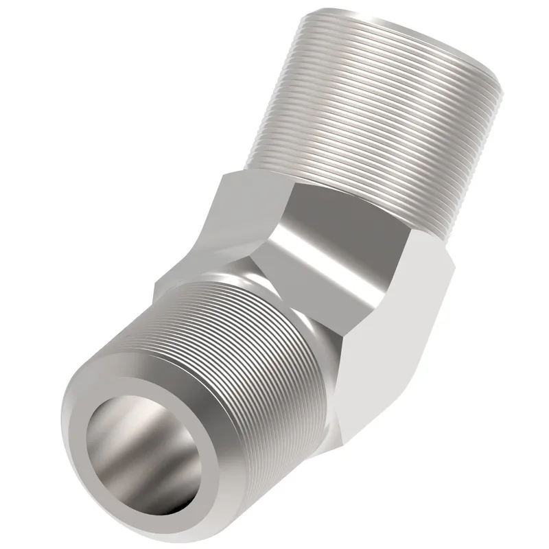 ADPT(Steel) Flareless 45 D -10Tube x-8MP — photo 1 of 3