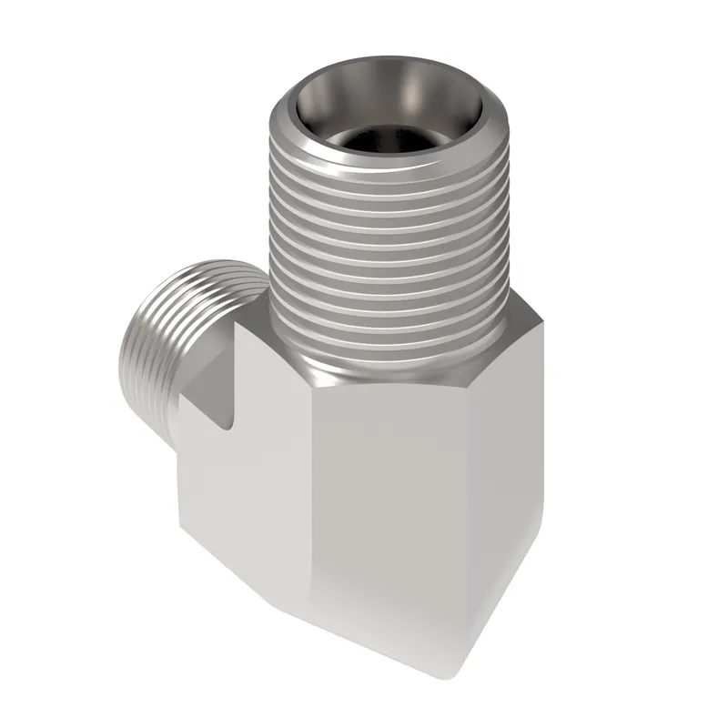 Adapter Flareless Steel 90D Tube x MPT — photo 3 of 3