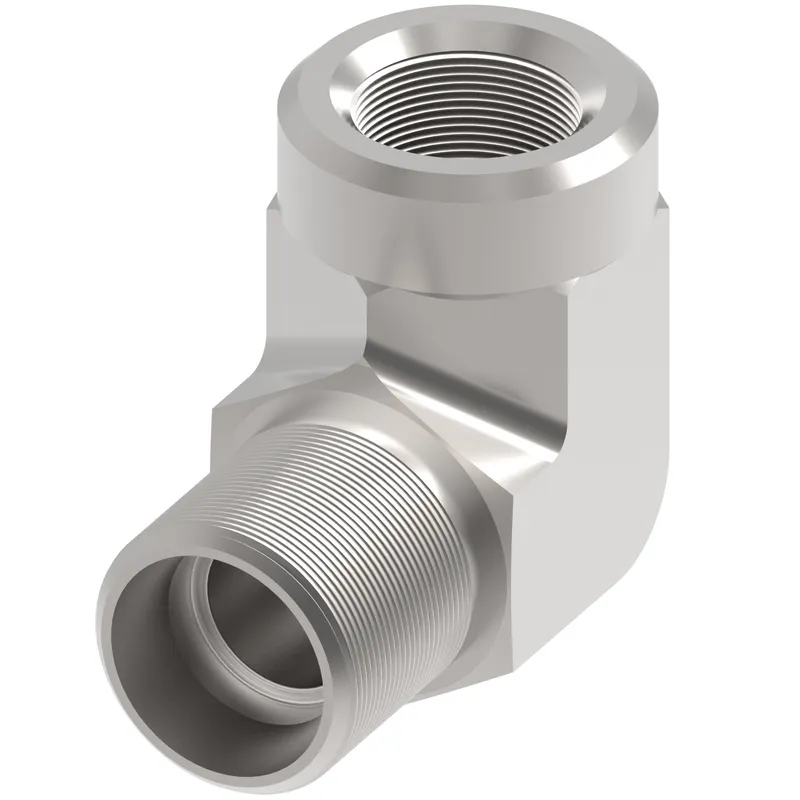 Adapter Flareless Steel 90D Tube x FP — photo 1 of 3