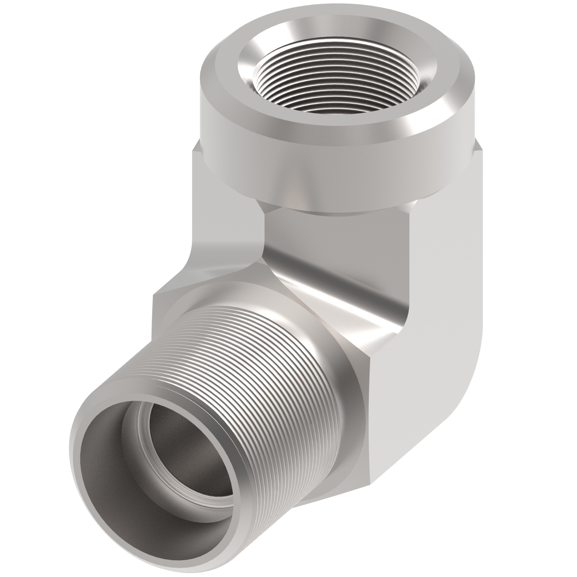 Adapter Flareless Steel 90D Tube x FP — photo 1 of 3