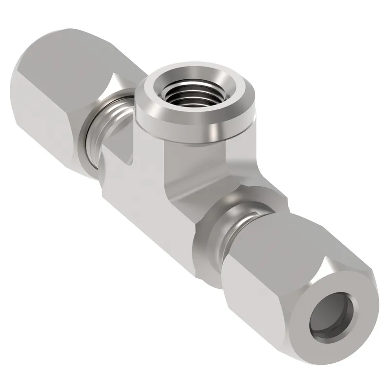 Adapter,Tee Flareless -16T x-16T x-16FP — photo 2 of 3