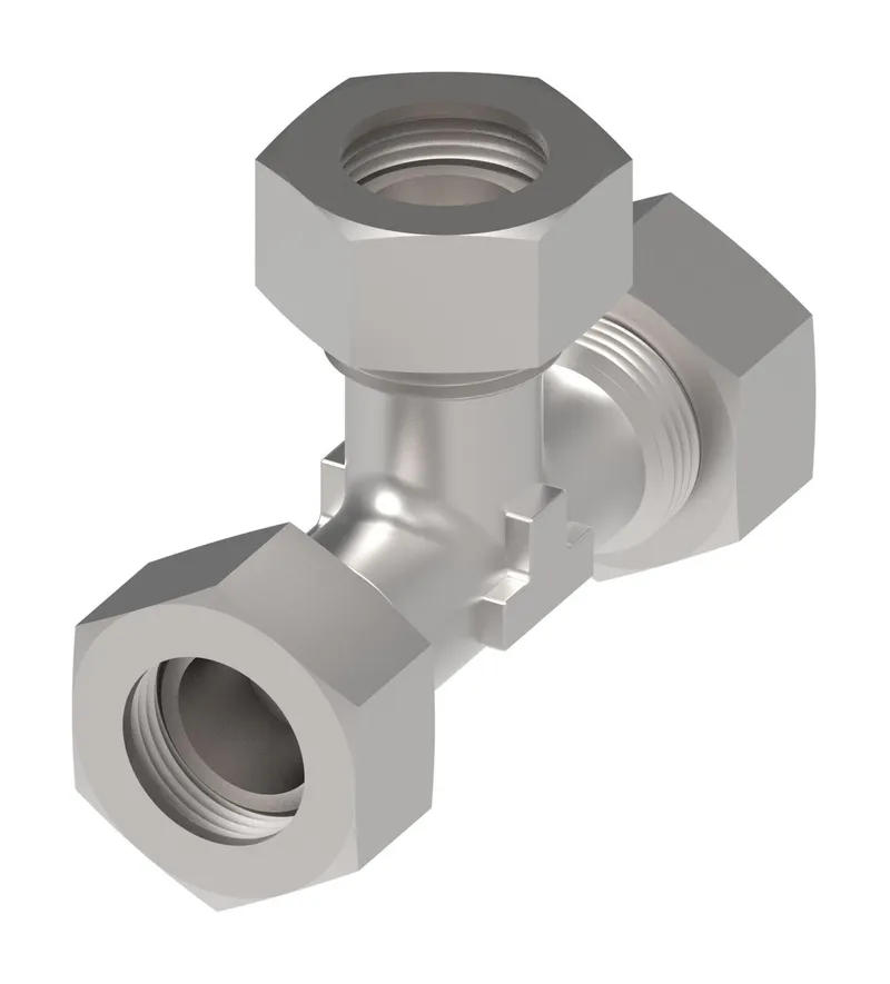 Adapter-TEE,CC,18L18L18L,316L,FKM,PA — photo 1 of 3