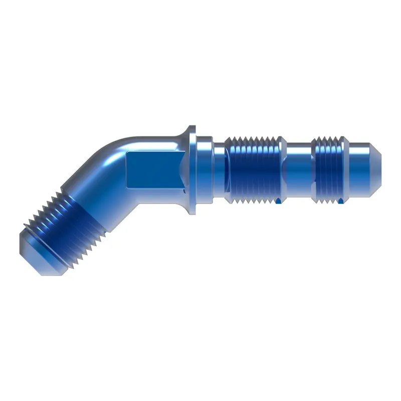 Perf alum adapt 45 deg. ELBw Bulkhead U — photo 2 of 3
