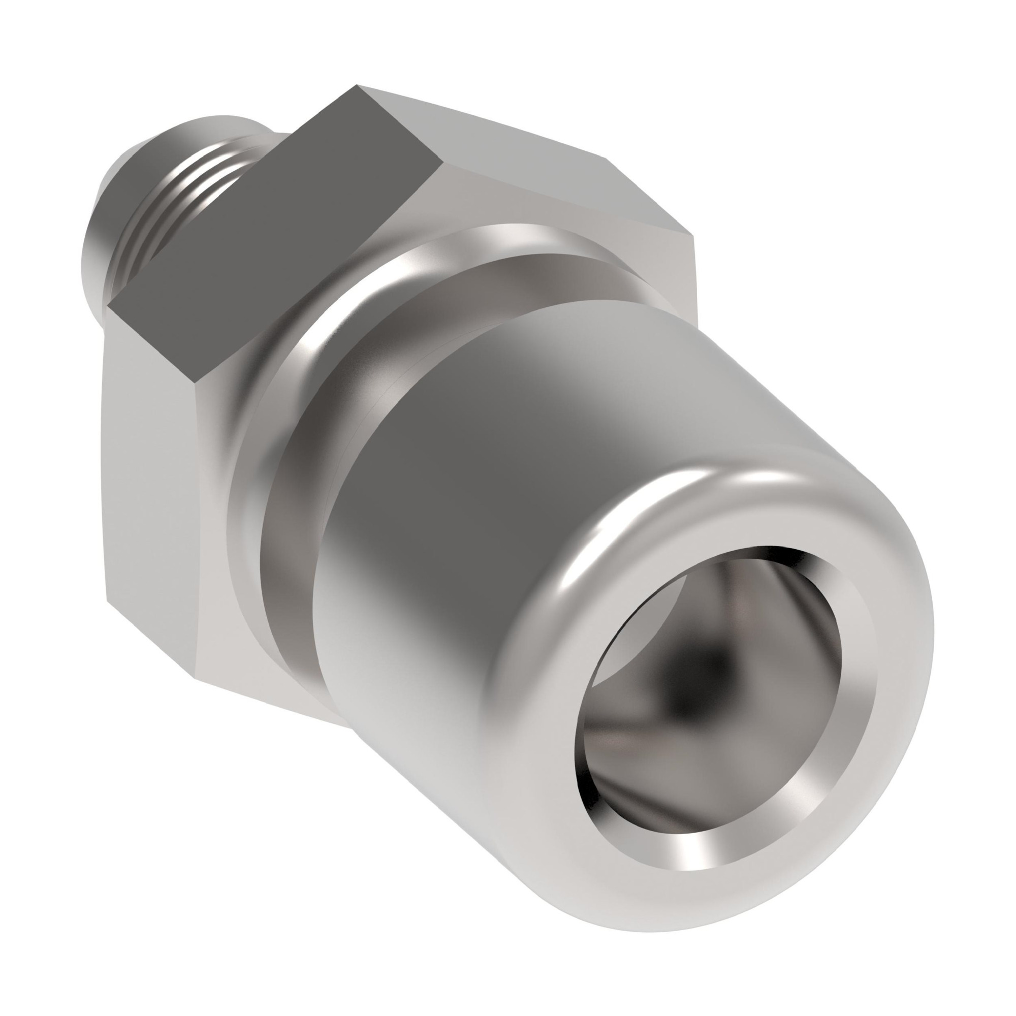 Perf steel adapt SAE 37 deg. Male Flar — photo 2 of 3