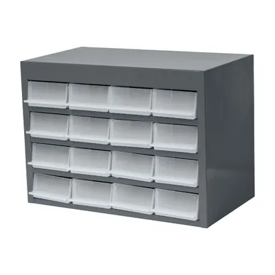 Cabinet, 15 Drawer Clear YELLOW