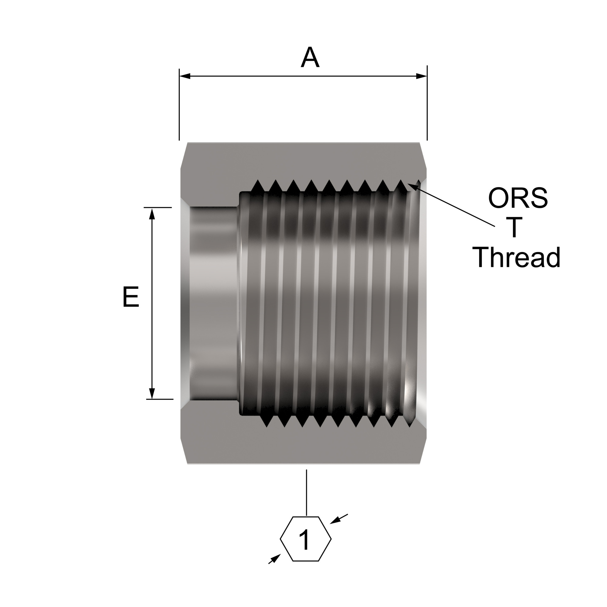 NUT, ORS SWIVEL — photo 4 of 4