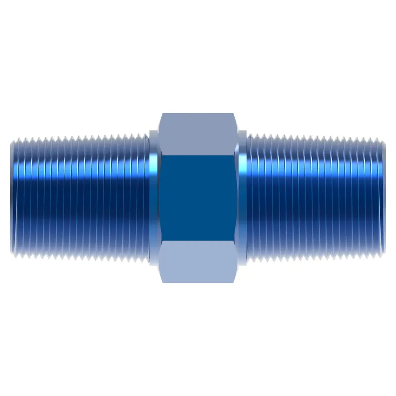 Perf misc, alum adapt Male Pipe Nipple — photo 2 of 3