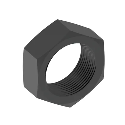 Perf misc, alum nut Locknut black