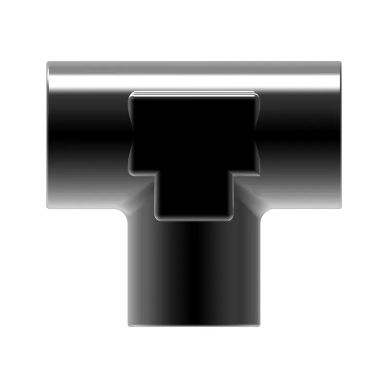 Perf misc alum adapt FEM Pipe Tee BLACK — photo 3 of 3