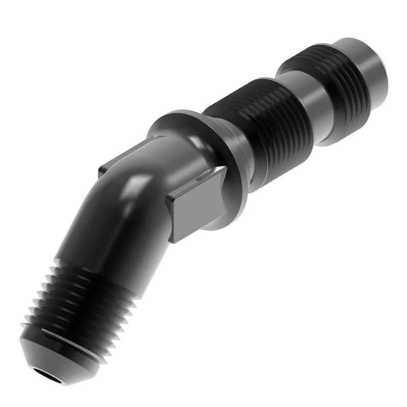 Perf alum adapt 45 DEG BULKHEADBLACK — photo 1 of 3
