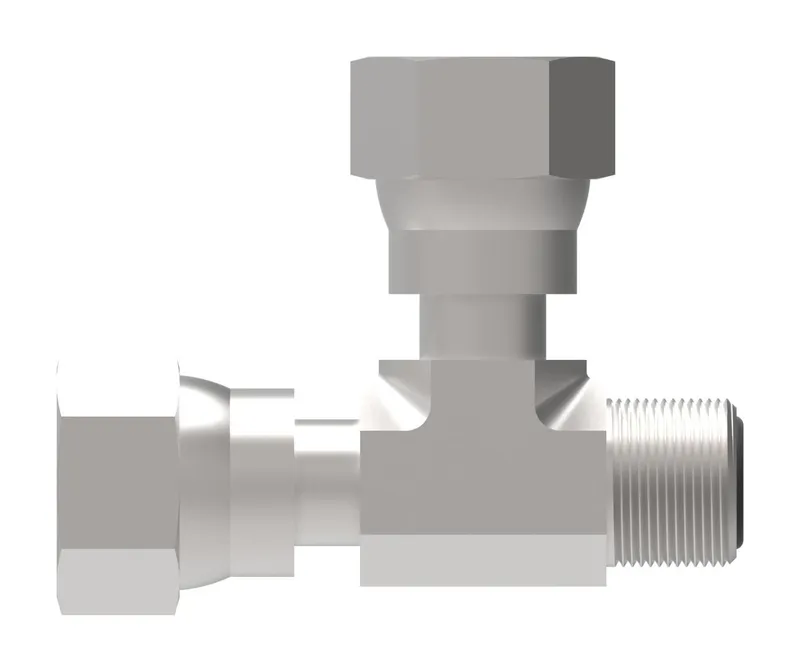 Adapter-TEE,FF,-8-8-8,CS,NBR,Z — photo 2 of 3