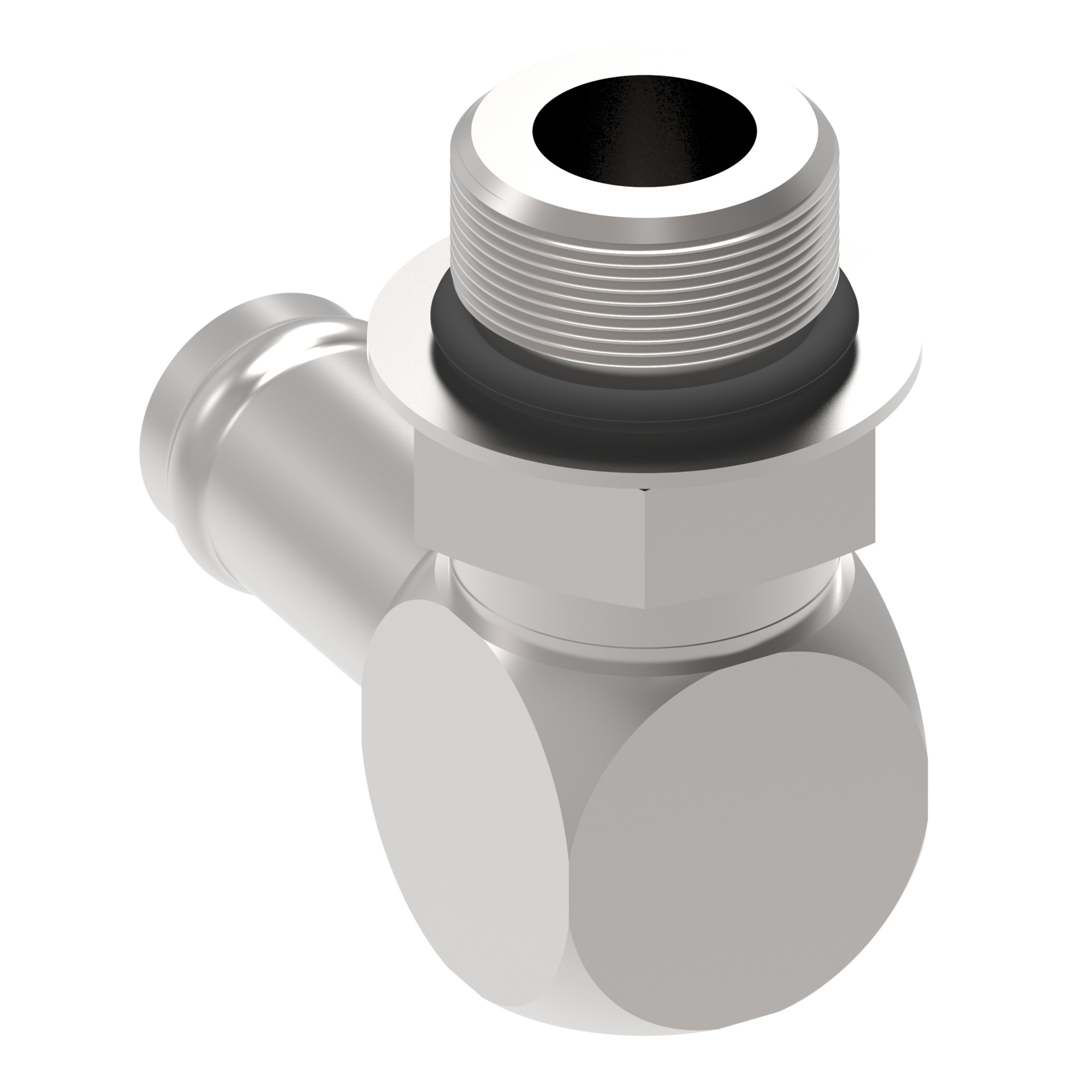 Adapter, ADJ SAE ORB 90 elbow — photo 2 of 3