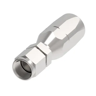 HOSE FTG, 2R/10, JIC-F/10, CS, STR