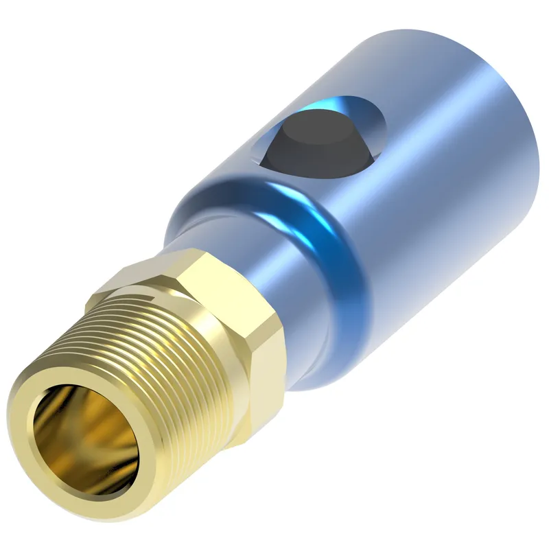 COUPLING,Safeline,F,1/4,ALU,-12MNPT,NBR — photo 1 of 3