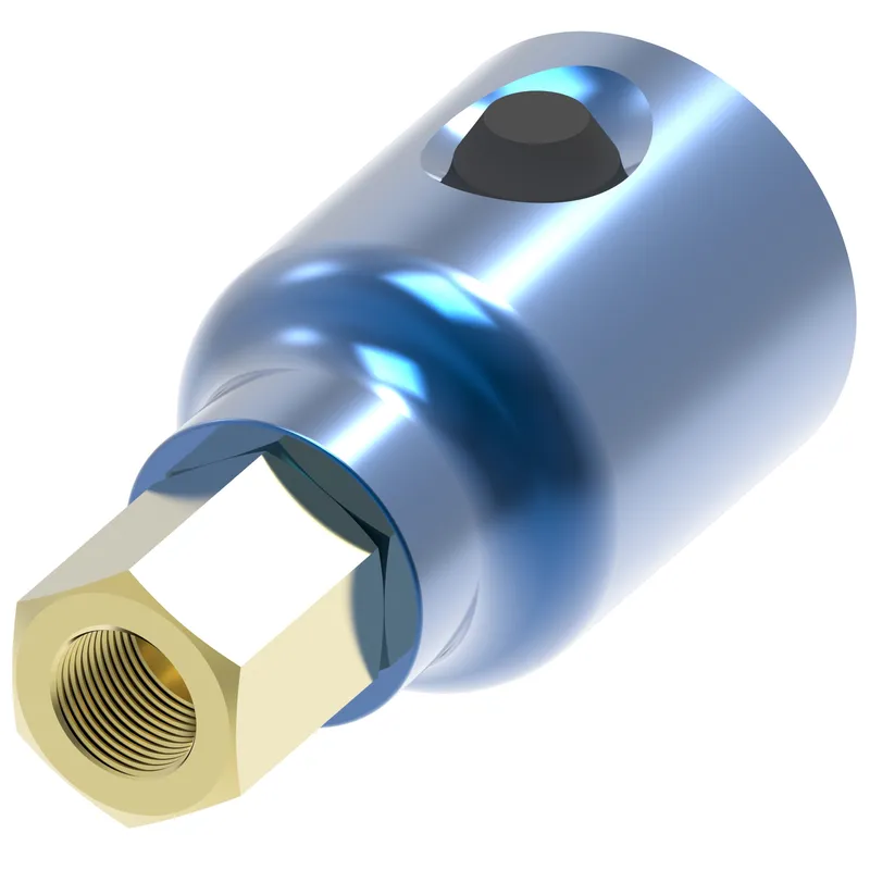 COUPLING,Safeline,F,1/4,ALU,-8MBSPP,NBR — photo 1 of 3