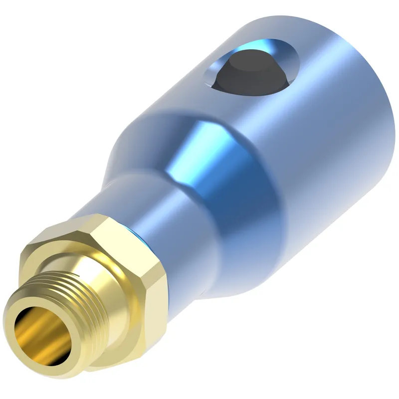 COUPLING,Safeline,F,1/4,ALU,-8MBSPP,NBR — photo 1 of 3