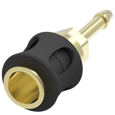 COUPLING,G600,F,1/4,CS,8MMBARB,NBR