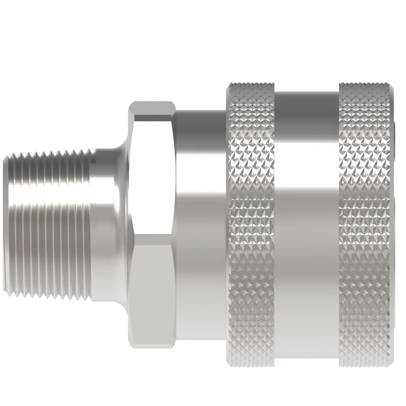 COUPLING,ST,F,3/8,SS,-6MNPTF,NBR — photo 3 of 3