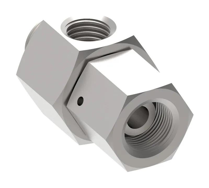 Adapter-TEE,NCMC,8LM108L,316L,FKM,PA — photo 3 of 3