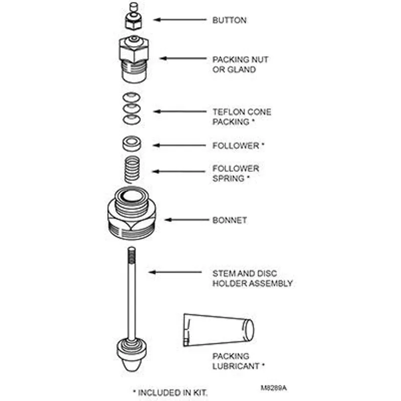 14000639-001/U VP527A, VP526A, VP531A/C, VP525A/C Valve Cover Fastener