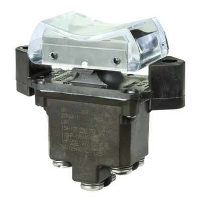 1TP1-21 TP Series Rocker Switch, 1 pole, 3 position, Screw terminal, Flush Panel Mounting