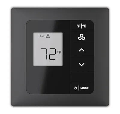 201-528-6V-BK INNCOM e7w Wireless EMS Thermostat
