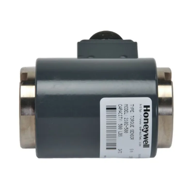 2102-500 Model 2102 Small Flanged Reaction Torque Transducer, 500 in-lb, 21 °C to 75 °C [70 °F to 170 °F] Temperature Compensation, Non-amplified (mvv), Amphenol MS3102A-14S-5P ele