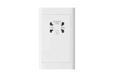 2446ALM MK Essentials Shaver Socket