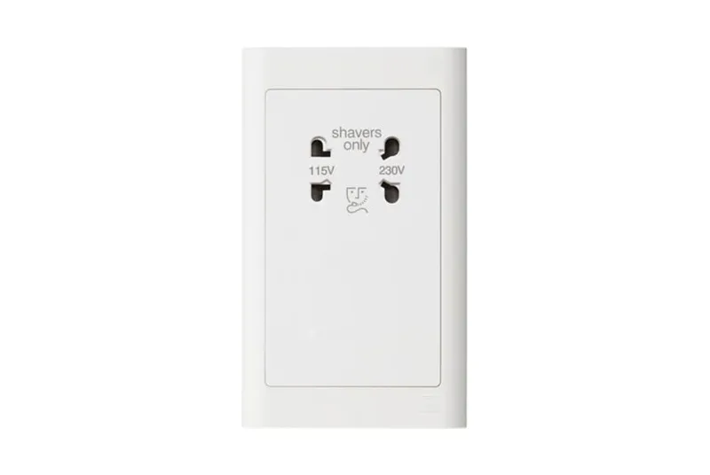 2446ALM MK Essentials Shaver Socket