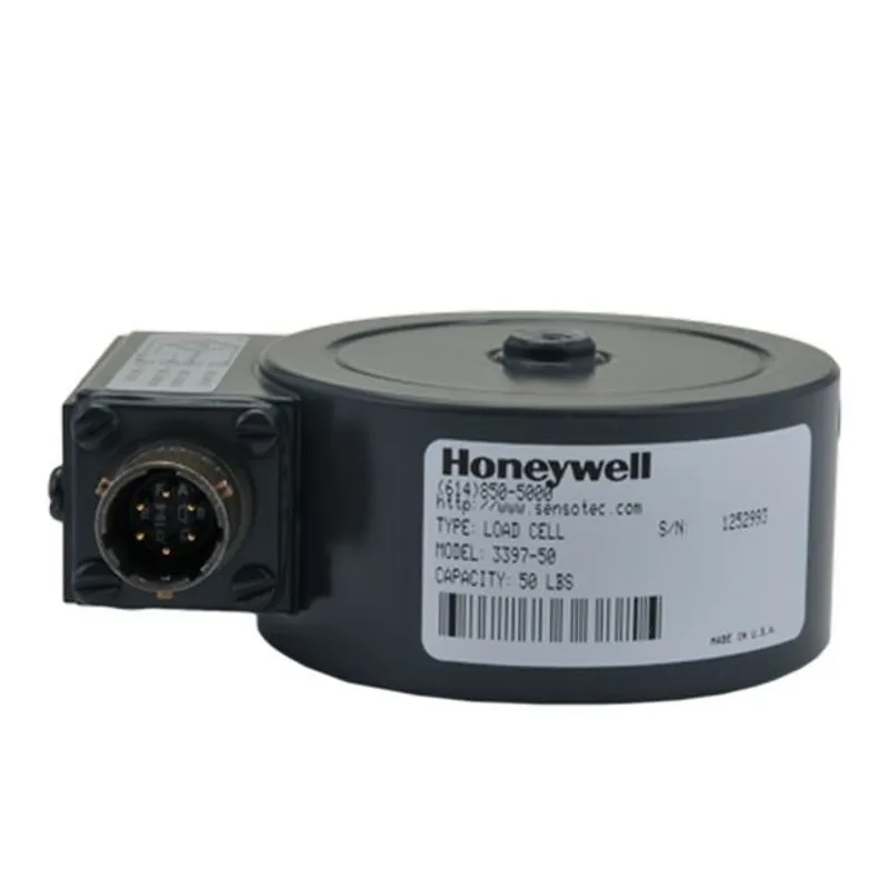 3397-100 Model 3397, 100 lb, 20°C to 75°C [70°F to 170°F] Temperature Compensation, Non-amplified (mVV), Bendix PT02H-10-6P Electrical connector, Horizontal Electrical Exit Orienta