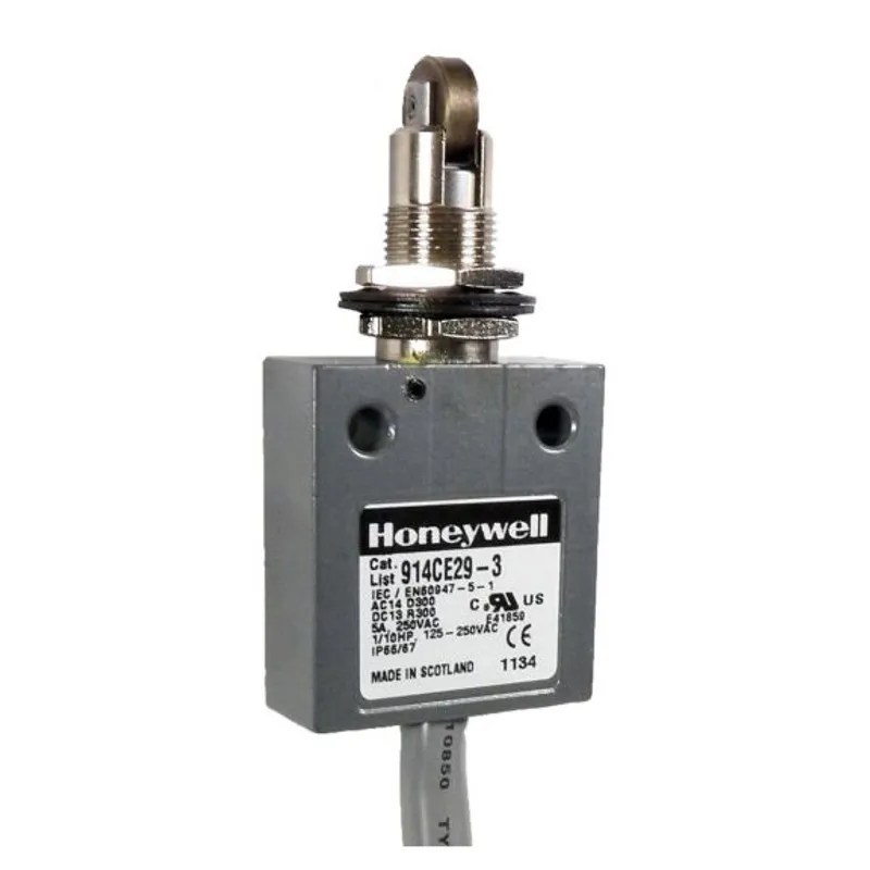 914CE1-15 MICRO SWITCH 914CE Series Compact Precision Limit Switches,Top Plunger, 1NC 1NO SPDT Snap Action, 15 foot Cable