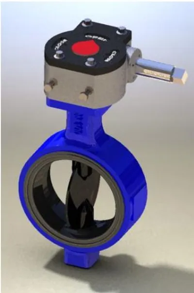 BS-MWC4-PN16-0050 BS-MWC4 Manual Butterfly Valve Series
