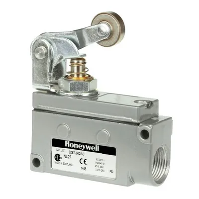BZE7-2RQ8-C MICRO SWITCH E7V7 Series Medium-Duty Limit Switches, Top Roller Plunger Actuator, 1NC 1NO SPDT Snap Action, 20 mm [0.79 in] conduit