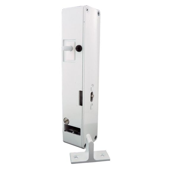 CDIRBP1W Relialign™ CDI Series Commercial Door Interlock, white, right key entry, acdc solenoid, parallel wiring, terminal strip connector
