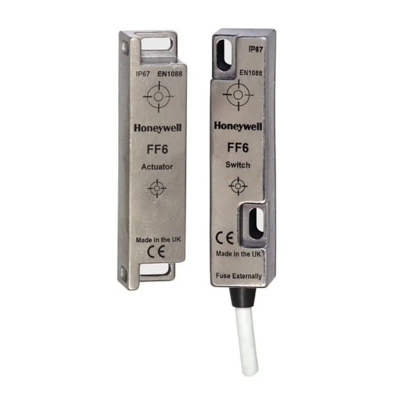 FF6-10-DC-03-SS Honeywell FF Series Safety Switch and Actuator, stainless steel, 1NC safety, dc, 3 m pre-wired