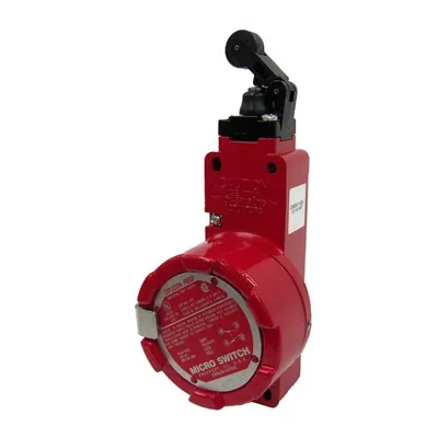 GSXA42D MICRO SWITCH GSX Series Explosion-Proof Safety Switch, 0.5 in NPT housing, 2NC1NO top roller lever