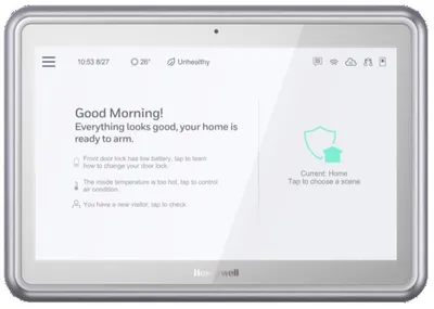 IS-7600-S Smart Home ~~ 10-inch Smart Home control screen, black - Requires Cube C to operate