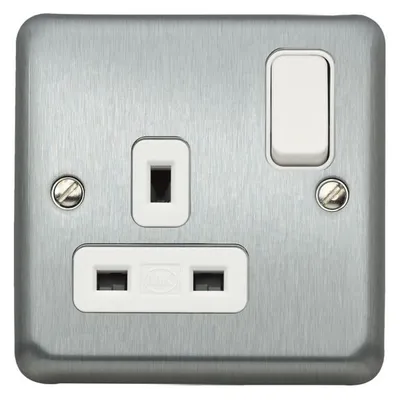 K1258BSS Albany Plus™ 13A 1G Switchsockets