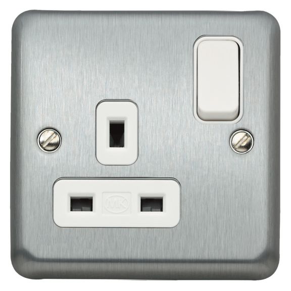 K1258BSS Albany Plus™ 13A 1G Switchsockets