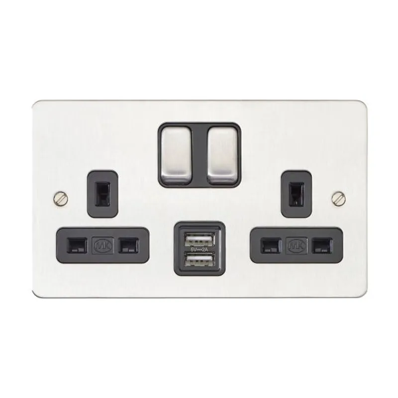 K14344BRCB Edge™ USB Switchsockets