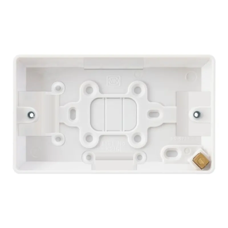 K2172EMWHI Logic Plus™ 2-Gang Moulded Box