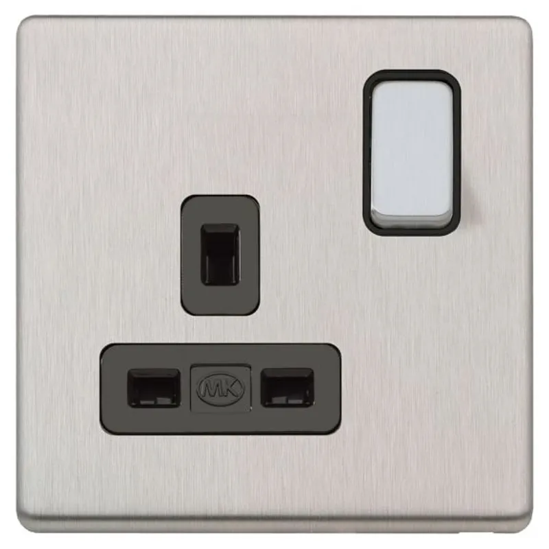 K24357ABSB Aspect™ 13A 1G Switchsockets
