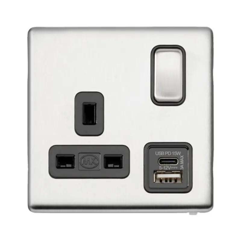 K24359BSSB Aspect USB Socket